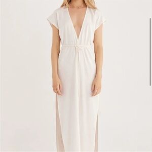 Rumer The Label Roam Kaftan White